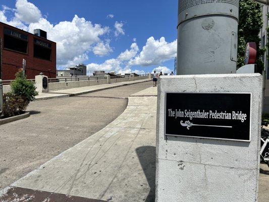 John Seigenthaler Pedestrian Bridge by null