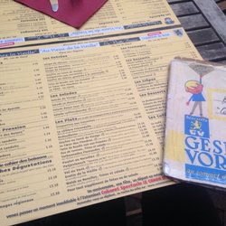 Carte des plats & cahier des boissons