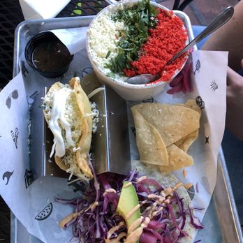Diego Pops - Corn in bowl, chicken taco, shrimp grilled - Cocktail Bars Near Me - Scottsdale, Arizona Diego Pops - Corn in bowl, chicken taco, shrimp grilled - Cocktail Bars Near Me - Scottsdale, Arizona