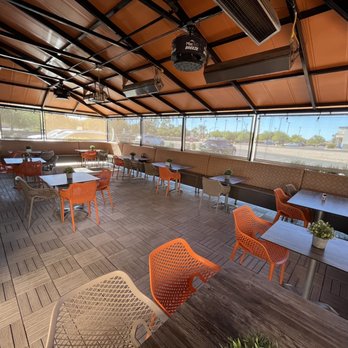 Picazzo's - Inside the enclosed patio area - Gluten-Free Near Me - Gilbert, Arizona Picazzo's - Inside the enclosed patio area - Gluten-Free Near Me - Gilbert, Arizona