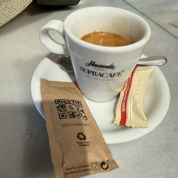 El Corte Inglés - Espresso with a crisp wafer biscuit - Department Stores Near Me - Bilbao, BI El Corte Inglés - Espresso with a crisp wafer biscuit - Department Stores Near Me - Bilbao, BI