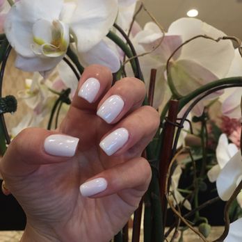 Lux Nails - Spa manicure using dip powder! Beautifully done by Mya! Great service, clean and relaxing! - Nail Salons Near Me - Northborough, Massachusetts