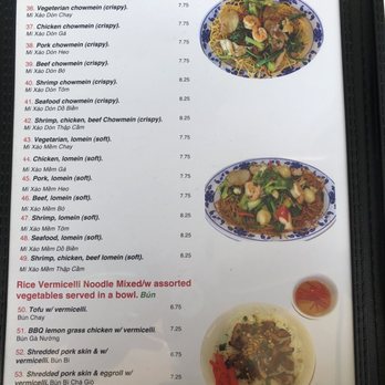 Pho Mai - Menu 9/14/2020 - Vietnamese Near Me - Whittier, California