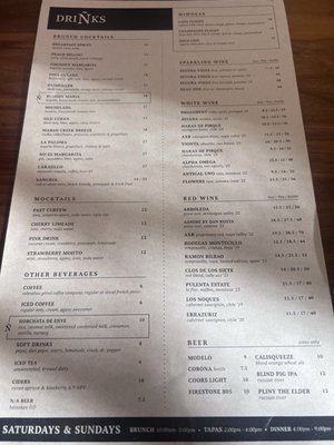 Menu photo 6 Enye Latin Table Clayton, CA