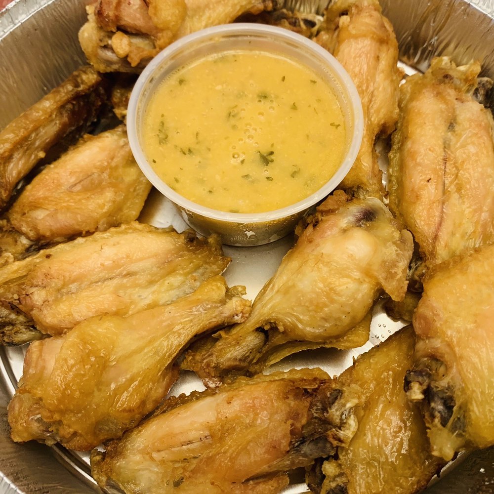 Nonnas Pizza - Wings (with garlic sauce on the side) - Pizza Near Me - Southington, Connecticut Nonnas Pizza - Wings (with garlic sauce on the side) - Pizza Near Me - Southington, Connecticut