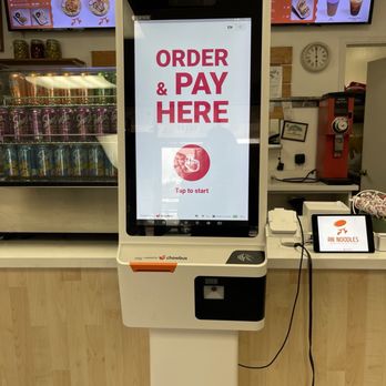 Amaze Noodles - Kiosk for ordering - Asian Fusion Near Me - Los Alamitos, California