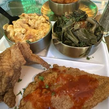 Soul Vibez - Chicago - Catfish, greens , Mac n cheese n sweet potatoes - Desserts Near Me - Chicago, Illinois
