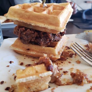 The Rustic Spoon - Chicken & Waffle Sliders. - Breakfast & Brunch Near Me - Virginia Beach, Virginia
