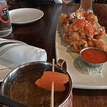 Finney's Crafthouse - Camarillo - Meggerz mule and Buffalo cauliflower - New American Near Me - Camarillo, California Finney's Crafthouse - Camarillo - Meggerz mule and Buffalo cauliflower - New American Near Me - Camarillo, California