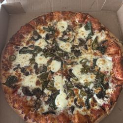Hot Honey Bliss with mushrooms