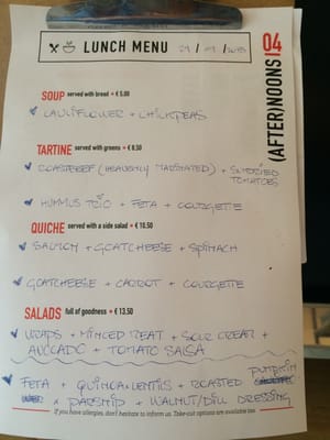 Menu photo 1 Coffeelabs Antwerp, VAN Menu photo 1 Coffeelabs Antwerp, VAN