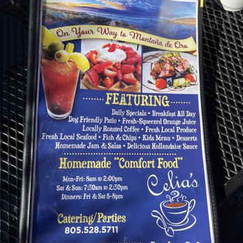 Celia’s Garden Cafe - Breakfast & Brunch Near Me - Los Osos, California