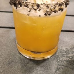 Their signature cocktail, strong and balanced. High note of the dinner.
