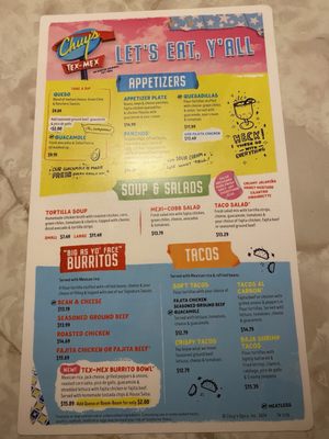 Menu photo 6 Chuy's Orlando, FL