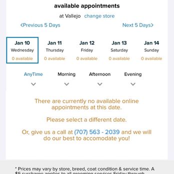 PetSmart - Pet Groomers Near Me - VALLEJO, California