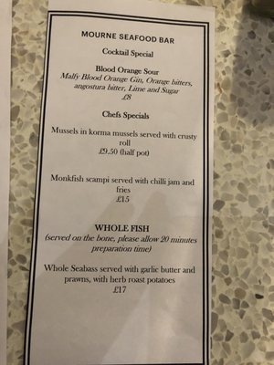 Menu photo 8 Mourne Seafood Bar Belfast, BFS Menu photo 8 Mourne Seafood Bar Belfast, BFS