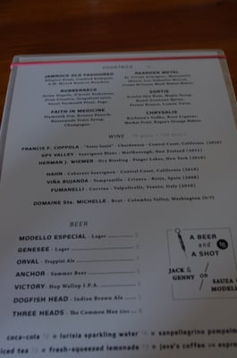 Menu photo 8 Cure Rochester, NY