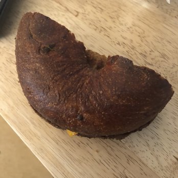 Dash Cafe - Burnt onion bagel - Coffee & Tea Near Me - Brighton, Massachusetts