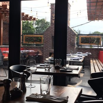 Town Bar + Kitchen - Outdoor seating upstairs - New American Near Me - Morristown, New Jersey Town Bar + Kitchen - Outdoor seating upstairs - New American Near Me - Morristown, New Jersey