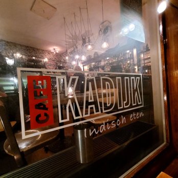 Café Kadijk - Signage. - Indonesian Near Me - Amsterdam, New Hampshire