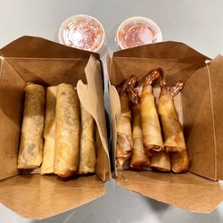 Bistro SouthEast - Egg rolls and 6 Crispy Shrimp Rolls