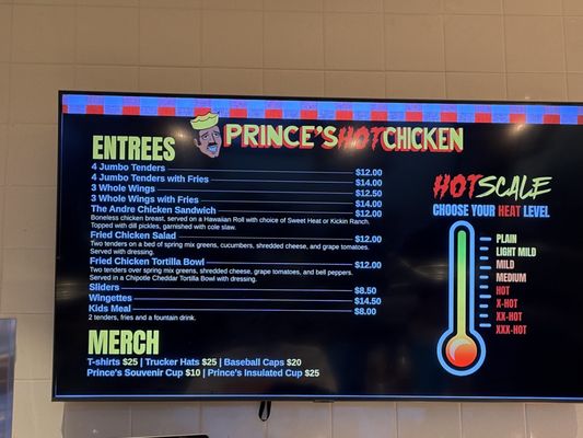 Menu photo 1 Prince's Hot Chicken Nashville, TN Menu photo 1 Prince's Hot Chicken Nashville, TN