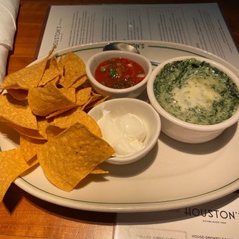 Houston's Restaurant - Spinach dip - the best & so yummy - New American Near Me - Boca Raton, Florida Houston's Restaurant - Spinach dip - the best & so yummy - New American Near Me - Boca Raton, Florida