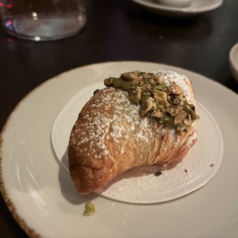 Massara On Park - Pistachio sfogliatella - Italian Near Me - New York, New York Massara On Park - Pistachio sfogliatella - Italian Near Me - New York, New York
