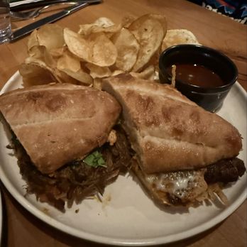 The Bank: Barroom & Eatery - Birria Beef Torta - Cocktail Bars Near Me - Sandpoint, Idaho