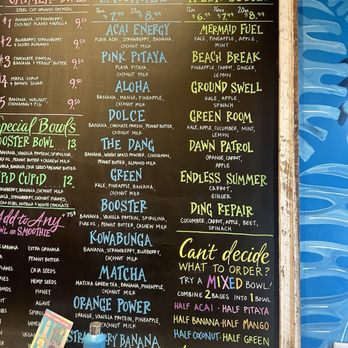 Playa Bowls - Menu - Juice Bars & Smoothies Near Me - Chandler, Arizona Playa Bowls - Menu - Juice Bars & Smoothies Near Me - Chandler, Arizona