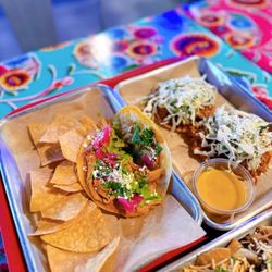 Saucy Chick Indi-Mex Eatery - Pibil Chick Taco Plate,
