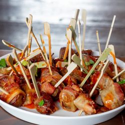 Catered Creations, Inc - Bacon Wrapped Sausage