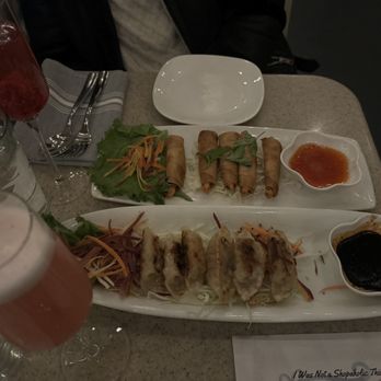 Bamboo Room - a plate of food and a drink - Lounges Near Me - Leawood, Kansas