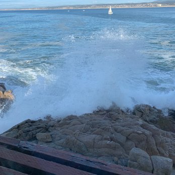 Chart House - View outside our table window - Seafood Near Me - Monterey, California Chart House - View outside our table window - Seafood Near Me - Monterey, California