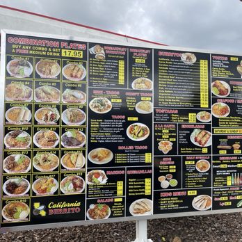 California Burrito - Menu - Mexican Near Me - Galt, California