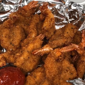 Serious Seafood - fried shrimp and ketchup - Seafood Near Me - Philadelphia, Pennsylvania Serious Seafood - fried shrimp and ketchup - Seafood Near Me - Philadelphia, Pennsylvania