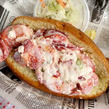 DJ's Clam Shack - lobster roll and coleslaw! - Seafood Near Me - Key West, Florida DJ's Clam Shack - lobster roll and coleslaw! - Seafood Near Me - Key West, Florida