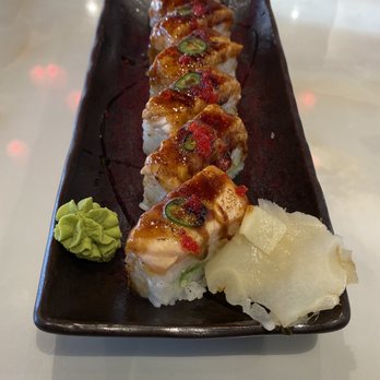 Sushi Shogun - Salmon Oshi Sushi ($14.99) - Sushi Bars Near Me - Surrey, British Columbia