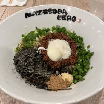 Mazesoba Hero - Classic Mazesoba - spicy - Ramen Near Me - Walnut, California Mazesoba Hero - Classic Mazesoba - spicy - Ramen Near Me - Walnut, California