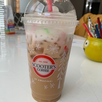 Scooter's Coffee - Iced sugar Cookie w/oat milk - Coffee & Tea Near Me - Las Vegas, Nevada Scooter's Coffee - Iced sugar Cookie w/oat milk - Coffee & Tea Near Me - Las Vegas, Nevada