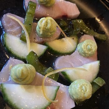 The Butcher's Table - Yellowtail Crudo* - Steakhouses Near Me - Seattle, Washington The Butcher's Table - Yellowtail Crudo* - Steakhouses Near Me - Seattle, Washington
