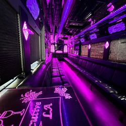 Executive LA Limousine Service - "Bella". Flag Ship Party Bus,  30 to 50 passengers, Bathroom, loaded with amenities ,
