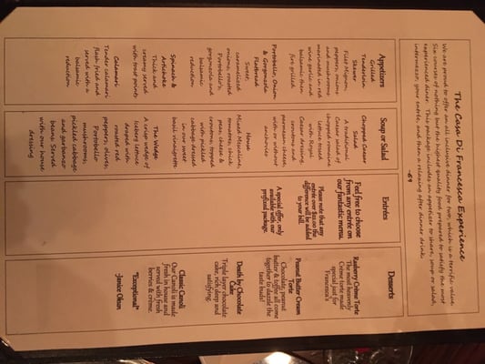 Menu photo 4 Casa Di Francesca's Buffalo, NY