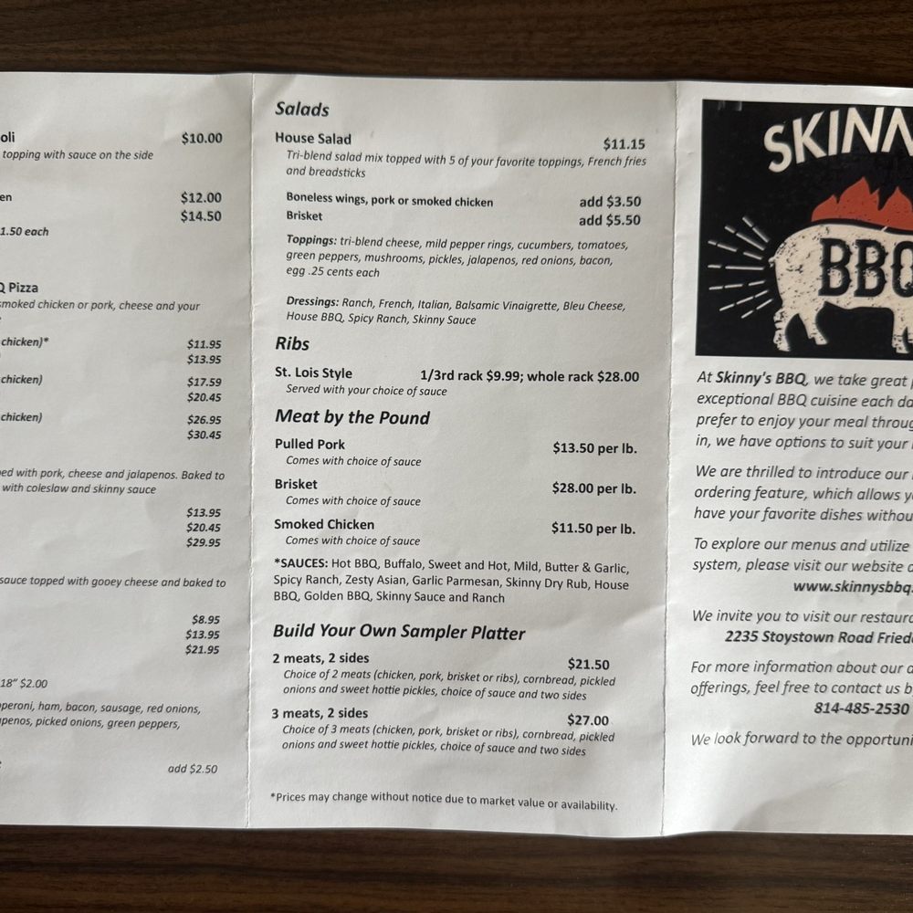 Skinny's BBQ - Barbeque Near Me - Friedens, Pennsylvania Skinny's BBQ - Barbeque Near Me - Friedens, Pennsylvania