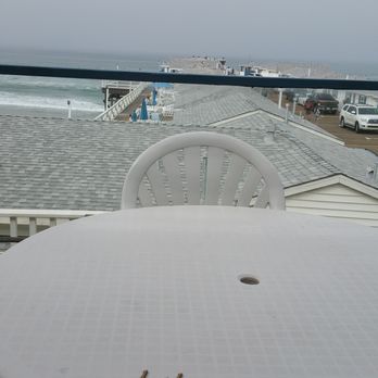The Crystal Pier Hotel - Suite/Room #25. Early morning marine layer (which usually goes away by afternoon). If you're not into plastic patio furniture stay elsewhere - Hotels Near Me - San Diego, California The Crystal Pier Hotel - Suite/Room #25. Early morning marine layer (which usually goes away by afternoon). If you're not into plastic patio furniture stay elsewhere - Hotels Near Me - San Diego, California