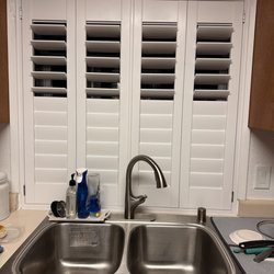 Slats Blinds - This is the kitchen and I really love the difference it makes
