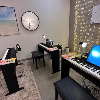 The Piano Studio - Our fun and engaging studio has 4 Roland keyboards, and every student sits at their own piano! - Musical Instruments & Teachers Near Me - Carlsbad, California The Piano Studio - Our fun and engaging studio has 4 Roland keyboards, and every student sits at their own piano! - Musical Instruments & Teachers Near Me - Carlsbad, California