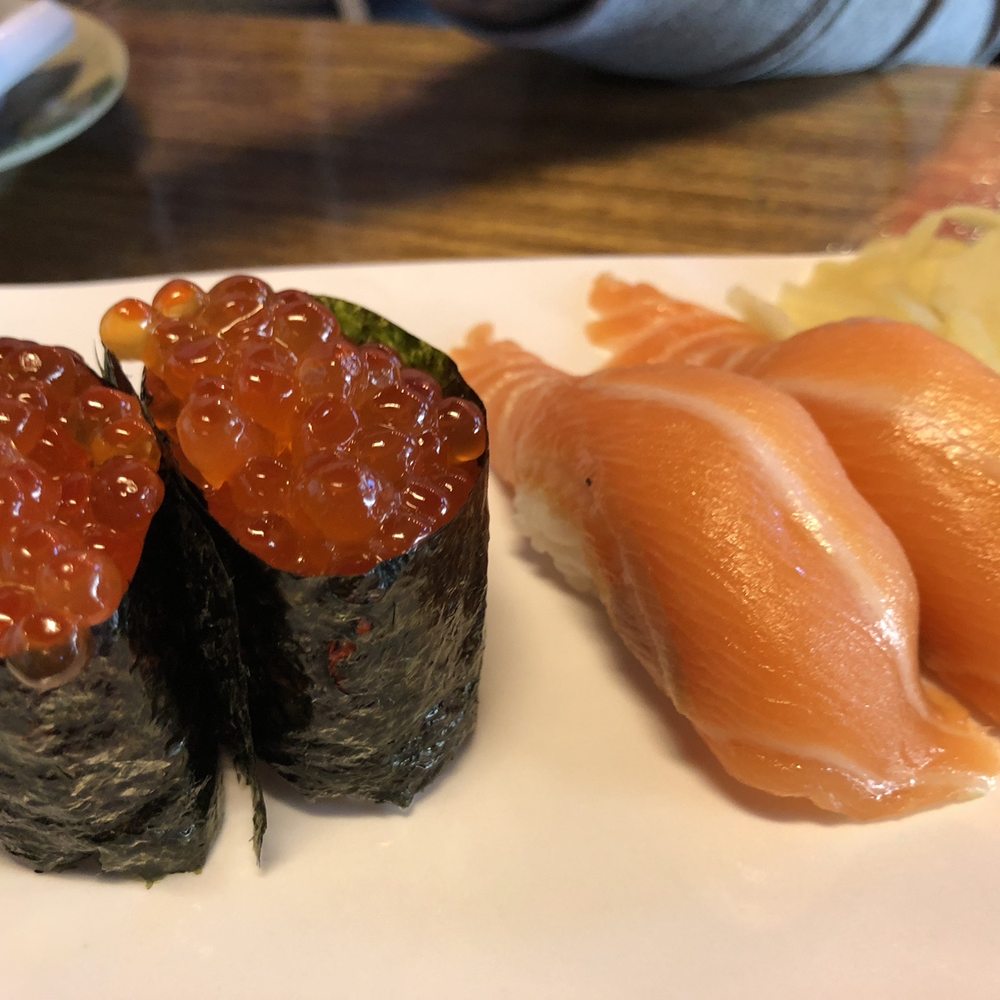 Mio Sushi Old Mill - Ikura and salmon belly nigiri - Japanese Near Me - Bend, Oregon Mio Sushi Old Mill - Ikura and salmon belly nigiri - Japanese Near Me - Bend, Oregon