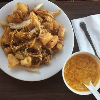 Li's Mongolian BBQ - Chicken n pinapple - Barbeque Near Me - Carmichael, California