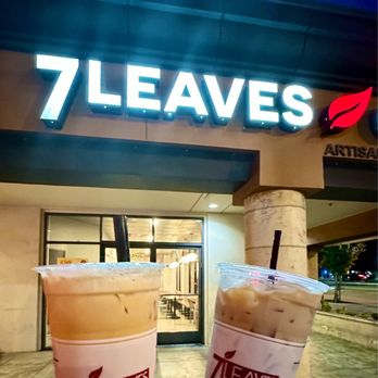 7 Leaves Cafe - Thai tea & Jasmine Milk Tea - Coffee & Tea Near Me - Riverside, California